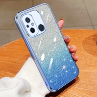 เคส Redmi 12C สำหรับ Redmi 12C【นิ่ม ชุบ ดอกไม้ กันกระแทก เคสโทรศัพท์】