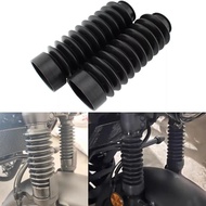 Motorcycle Rubber Front Lower Fork Shocks Cover Suspension Dust Gaiters Boots For Honda CB400SS CL40