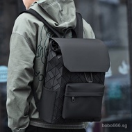Backpack New men's business backpack Business trip three-dimensional setting handsome trend commuter