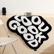 Bathroom Door Mat Entry Door Carpet Absorb Water Modern Simple Wholesale Letter Style Anti-slip Bath