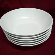 Superware (base color) bowl set 7.5 inches, 6 pieces, cream white, normal 395, sold 347