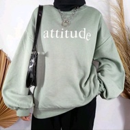 ATTITUDE SWEATER WANITA CREW NECK