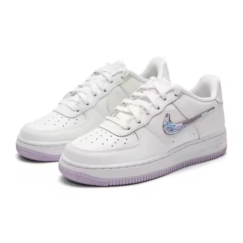 Nike (Nike) Women's Shoes Air Force 1 Lv8 3 (Gs) Sports Shoes Low-Top Wear-Resistant Sneakers Casual