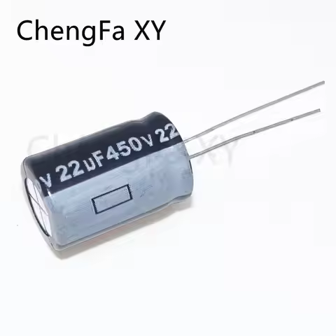 10PCS 450V22UF 13x21mm Aluminum Electrolytic Capacitor 22UF450V