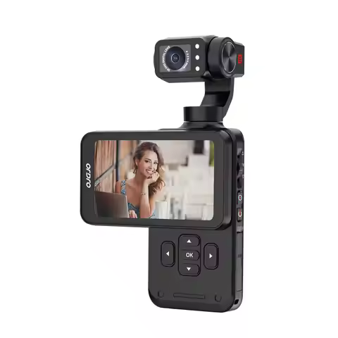 Ordro M5 Vlog Action Pocket Camera 5K 3-Axis Anti-shake Digital Video Camcorder 3.5" Screen Face Tra