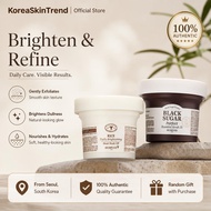 Skinfood Black Sugar Rice Water Wash Off Mask Scrub 210g - Exfoliating & Smoothing Face Scrub