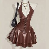 Women's Y2k Fashionable Gyaru Concert Women Outfit Club Party Festival Rave Outfit Y2k Going Out Cro