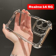 For Realme 14 5G Phone Case TPU Clear Casing Realme14 15 Pro Plus ProPlus Realme15Pro Note70 Note70T