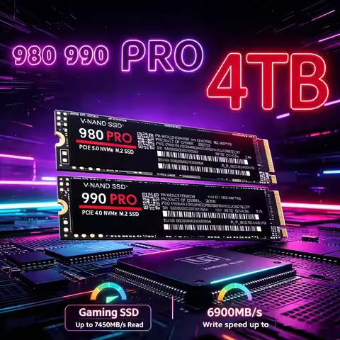 M.2 980 990PRO NVME Protocol Built-In Solid State Drive Expansion 4TB 2TB 1TB High-Speed Transmissio