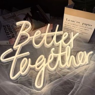 Happy brithday Light Board led Letter Atmosphere Light Neon Light Happy Birthday Party Decorative Li