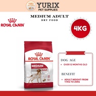 Royal Canin Medium Adult (4kg) Dry Dog Food - Size Health Nutrition