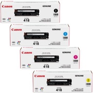 Canon Toner Cartridge 418 B/C/M/Y