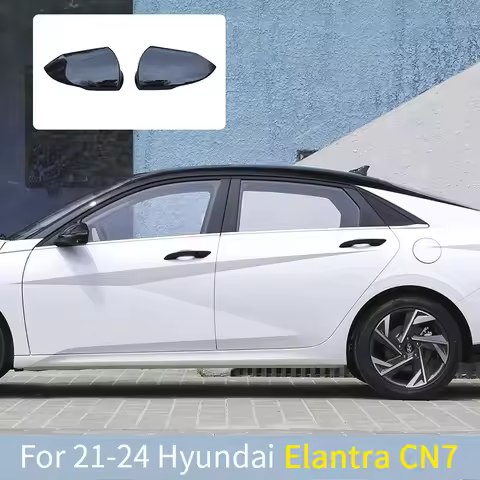 Rearview Mirror Protective Cover For Hyundai Elantra CN7 2021 2022 2023 2024 Coche Car Accessories A
