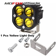 MOFOX D1 Laser Gun LED Work Light For Motorcycle Car 3Inch 40W 4000LM Waterproof Yellow Fog Light