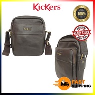 KICKERS ORIGINAL KULIT LEATHER BAG SLING BAG BEG LELAKI BEG PEREMPUAN POUCH BAG MEN WOMEN BRANDED