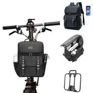 Litepro Bicycle Front Bag 50L Large Capacity Computer Bag With USB Charging Men's Travel Backpack Fo