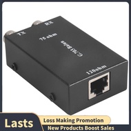 2.048Mbps G703 Coaxial BNC to RJ45 Transmitter E1 Converter Balance to Unbalance 75 Ohm to 120 Ohm I