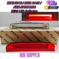 🌟LIGHT BAR🌟【PERODUA】MYVI SE /AXIA STYLE /ALZA 14-17 Rear Bumper Reflector LED Smoke Red White YCL-397D Lampu brake