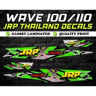 Wave 100 JRP x Daeng Decals Sticker (GREEN)