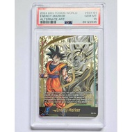Frame painting Goku Dragon Ball Super Fusion World E01 01 Energy Marker PSA 10 Alt Gem Mint NF14 1