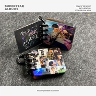 Lin Junjie Lyrics Book Keychain Creative Cute Fun Lyrics Flip High-value Acrylic#林俊杰歌词本钥匙扣创意可爱趣味歌词翻面