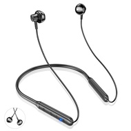 made in JapanKu-band earphones ◎ 38 hours continuous playback ◎ Bluetooth neckband wireless earphone
