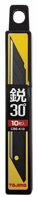 田島Tajima 30度角美工刀片(10片入) CBE-K10｜045000750101
