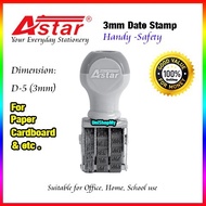 Date Stamp 3mm - 4mm - 5mm Astar - Chop - Expire Date 2030