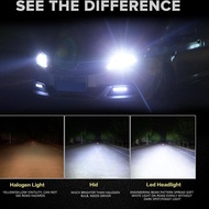 Car LED COB Headlight Bulb 8000LM H1 H4 H7 H11 90059006880s2 Chip 2pcs - Pair