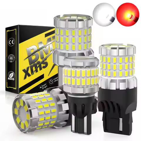 BMTxms BA15S P21W LED Bulb 1156 1157 BAY15D P21/5W 7443 T15 LED Backup Bulb Stop Lamp For Chevrolet 