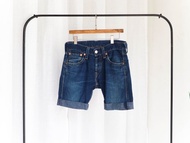 levis 901 / W31 藍海洋刷色 男丹寧牛仔短褲 自改古著vintage