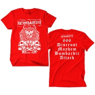 MERAH Bombardir Punk Band T-Shirt - Mayhem red