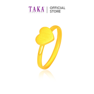 TAKA Jewellery 916 Gold Ring Heart-shaped