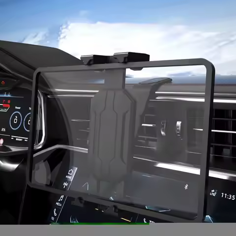 Homhu Car Tablet Stand Easy Paste Foldable Mount Universal Dashborad Center Console Holder for IPad 