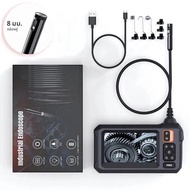 กล้องส่องอุตสาหกรรม8มม. HD1080P 4.3นิ้ว หน้าจอ IPS 1080P กล้องตรวจสอบท่อสำหรับซ่อมรถยนต์ IP67กันน้ำ8