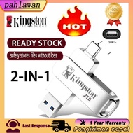 Flashdisk kingston original /Flashdisk otg type c 256gb 128gb 64gb ​2 in1 USB 3.0 & type-C High Spee