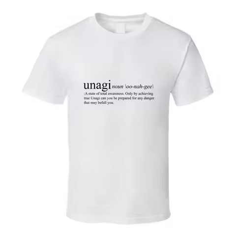 Unagi Definition Friends Ross Funny Tv Tshirt