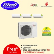 Mitsubishi Electric Starmex System 3 Aircon (INSTALLATION INCLUDE UPGRADE MATERIALS)