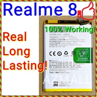(30W SuperVOOC Charge) NEW ORI Long Lasting Stable Battery BLP841 /BLP803 for Realme 8 4G /5G / RMX3