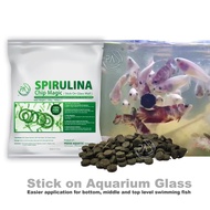 PA Spirulina Chip Magic 200pcs ( 100g ) high grade quality stick on glass food pellet for bottom mid