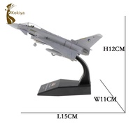 [kokiya] 1:100 Scale EF-2000 Helicopter Alloy Model Airplane Collectables Decor