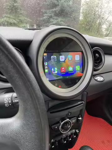 8+256G 7" Auto Android 12 Car Radio GPS Player Carplay Navi Bluetooth 4G LTE Wifi For BMW Mini Coope