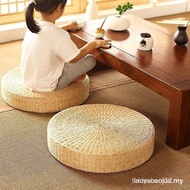 FREE ShippingWindSing Japanese Style Straw Cushion Thickened Rattan Futon Cushion Hand-woven Meditat
