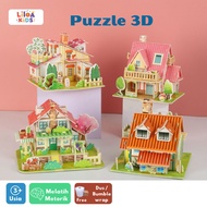 3D Puzzle DIY HOUSE Toys for Kids 3D Puzzle/ DIY HOUSE