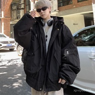 [H2O] Melade Padded Jacket Men Winter Hooded Women Thick Fleece Bread