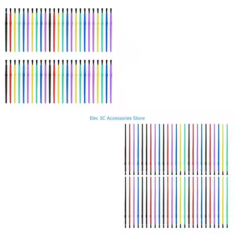 Y51A 50 Pcs Small Paint Brushes Nylon Hair Brush Artist Brush Watercolor Brushes