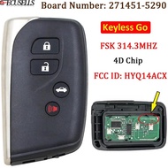 Keyless Go 4B Remote Car Key FSK 314.3MHz 4D Chip For