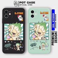 Case Dr Stone PO242 Vivo Y12 Y17 Y12S Y20 Y30 Y50 Y19 Y15S Y21 Y33S Y22 S1 V15 V20 V23e Softcase Sil