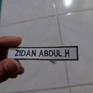 Custom Embroidered Name Bet Uniform | Size 1.8x8.5 cm | Model 4 Retail