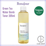 [BONAJOUR] Green Tea Water Bomb Toner 205ml- Vegan Hyaluronic Acid Toner